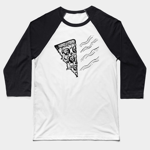 Pizza Baseball T-Shirt by MattisMatt83